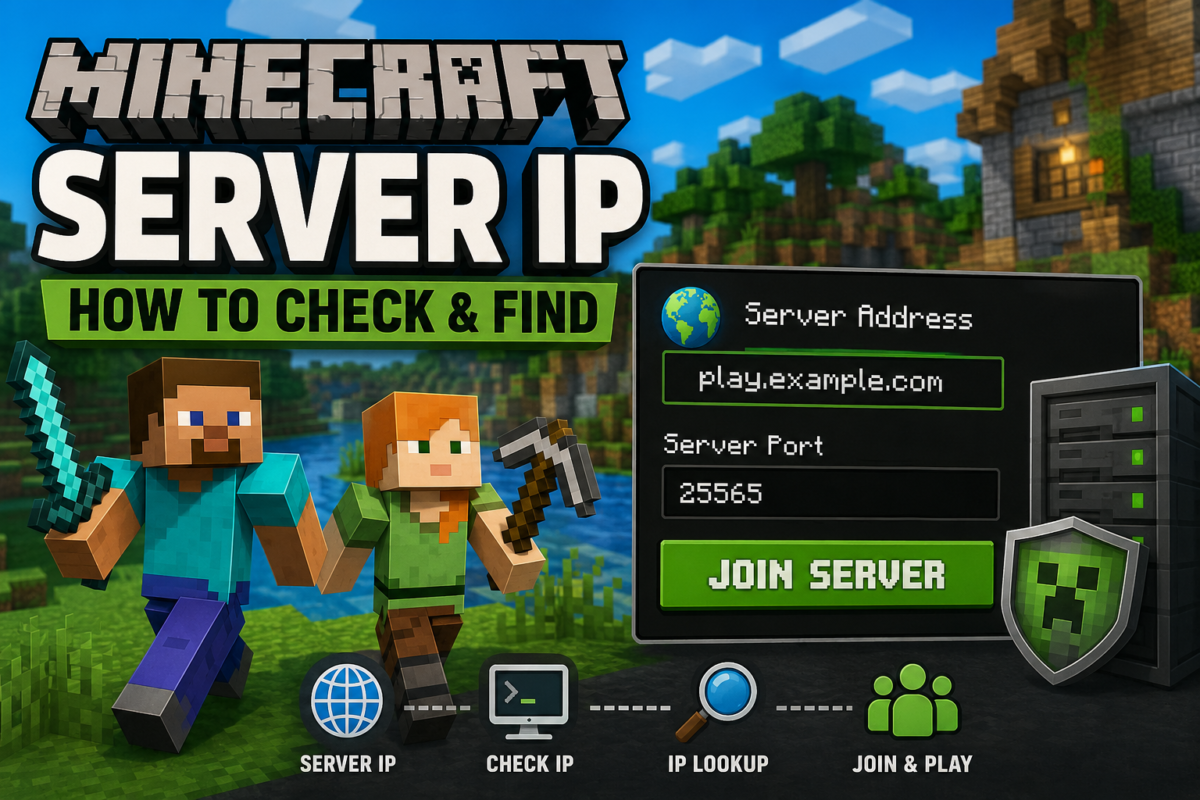 How to Check the IP Address of a Minecraft Server: Simple Step-by-Step Guide